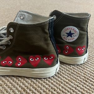 Olive high top CDG